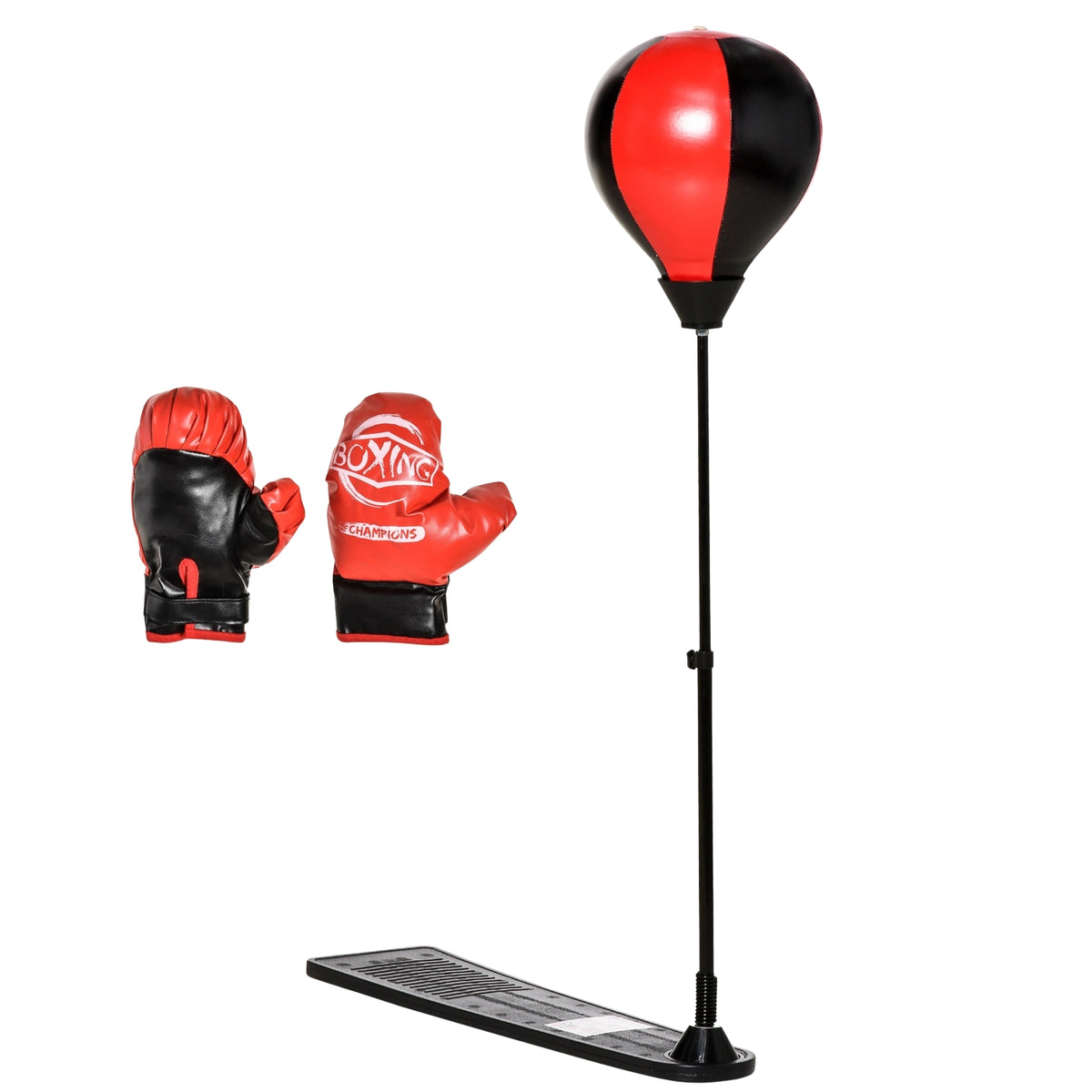 Punching Ball Boxing Stand For Children 5-8 Years Standing Boxing Bag With Boxing Gloves Punching Ball Set Height Adjustable From 87.5 To 129.5 Cm