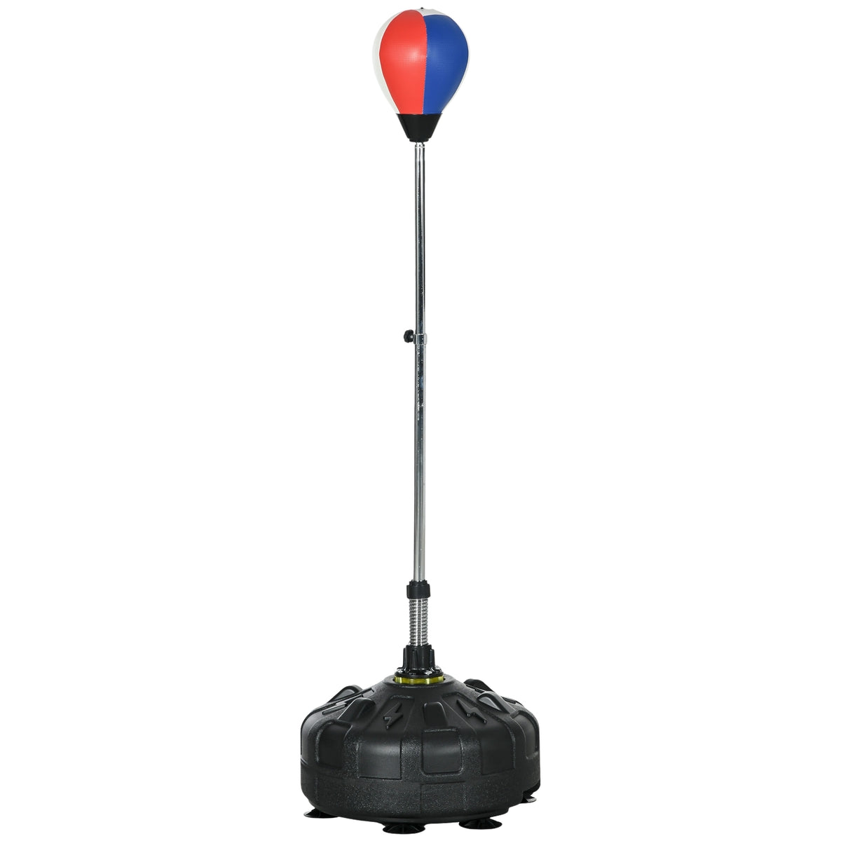Punching Ball Punching Bag Height Adjustable 147-165 Cm, Standing Boxing Trainer For Training And Exercise, Black