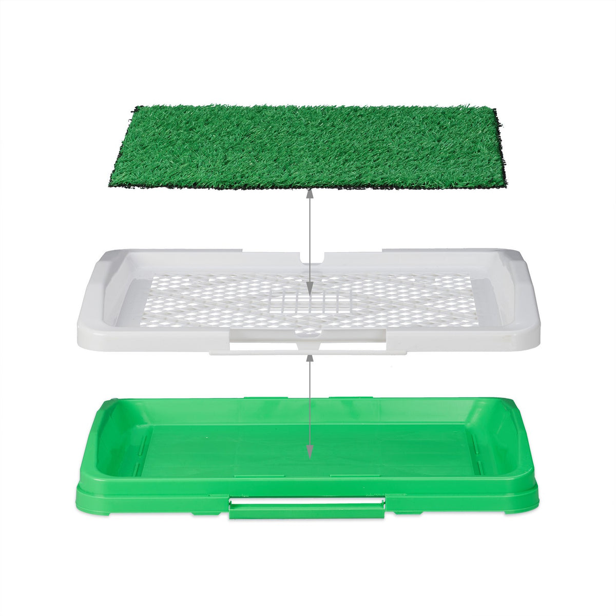 Puppy Litter Tray with Grass – Easy Clean Dog Toilet