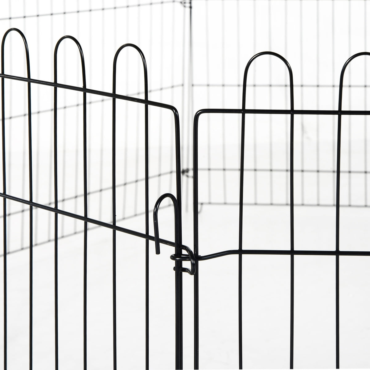 Puppy Run Flexible Puppy Fence Playpen Outdoor Run, 5 Sizes, 71X61Cm