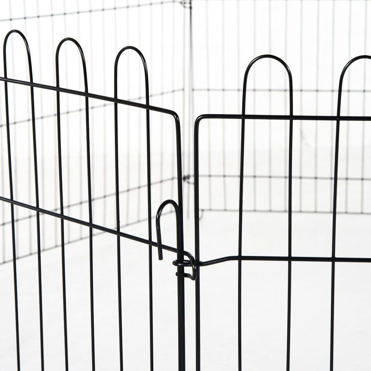 Puppy Run Flexible Puppy Fence Playpen Outdoor Run, 5 Sizes, 71X61Cm