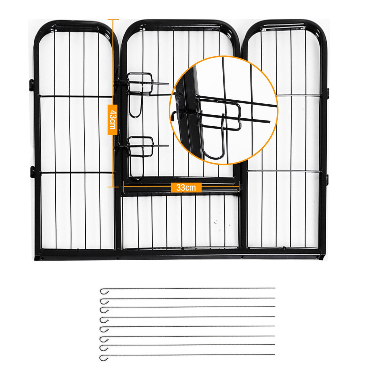 Puppy Run Puppy Outdoor Enclosure, Outdoor Enclosure Playpen, Playpen Puppy Fence, 60X80Cm