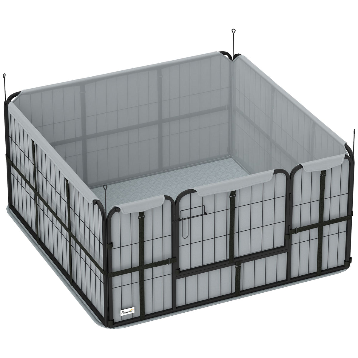 Puppy Whelping Box, Windproof Oxford Fabric, 122x122x60 cm