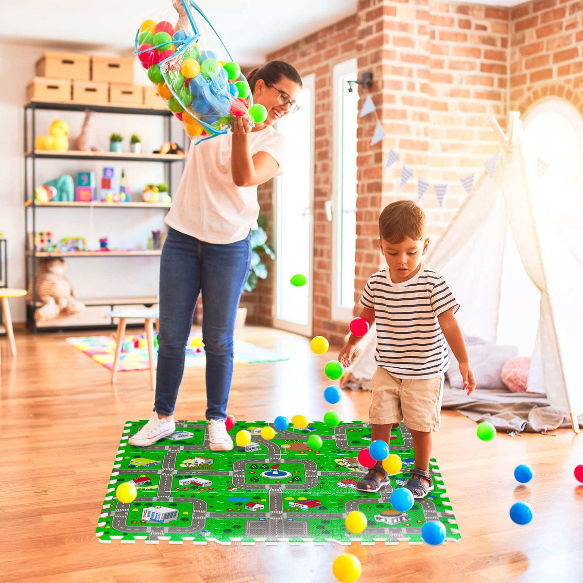 Puzzle Mat Road