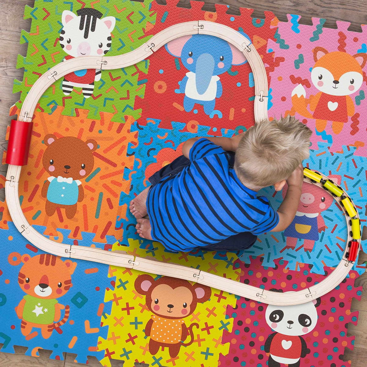 Puzzle mat for animals