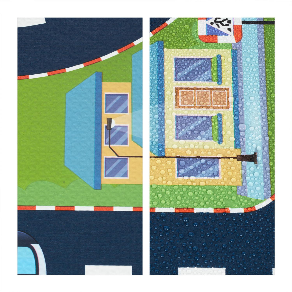 Puzzle mat street