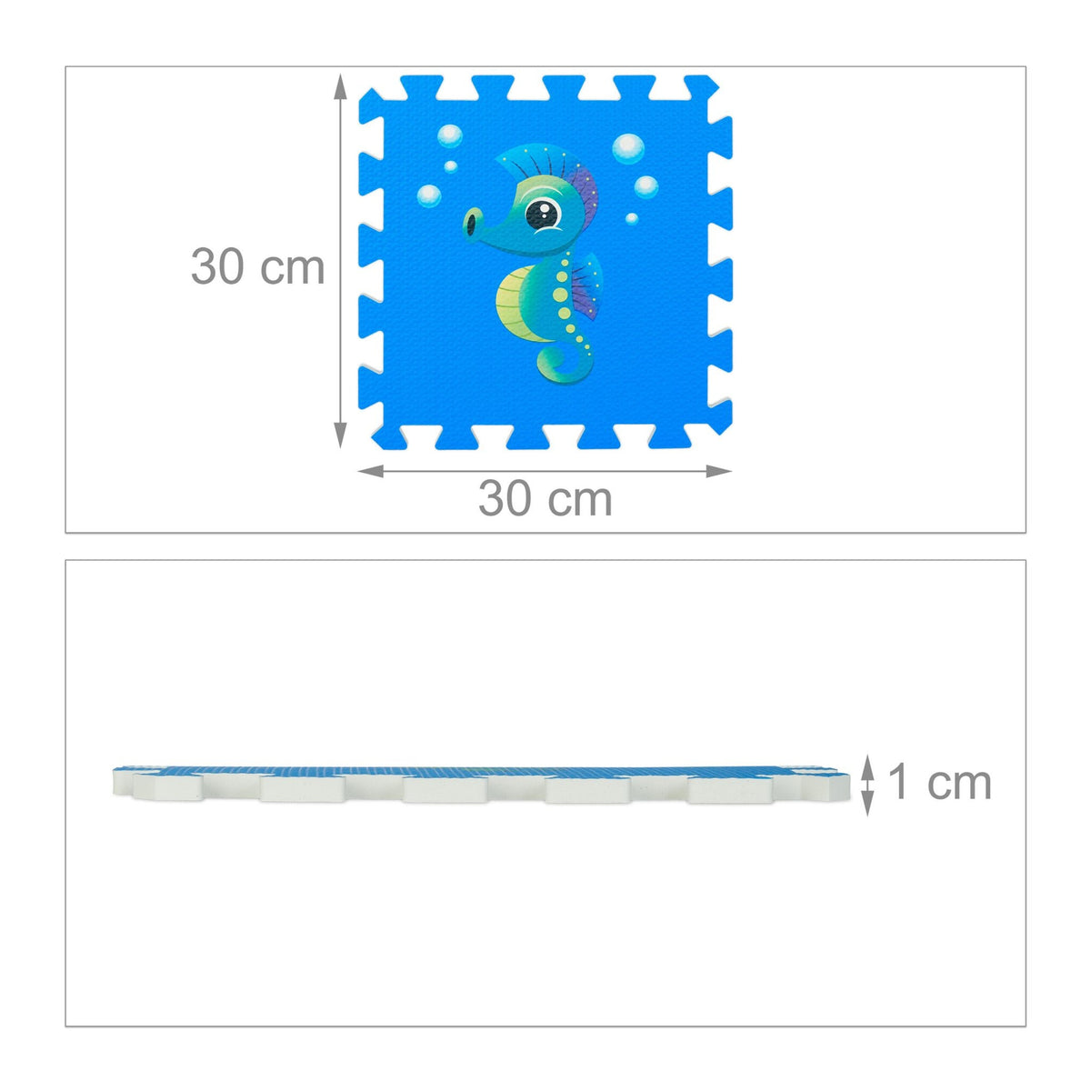 Puzzle mat with sea animals