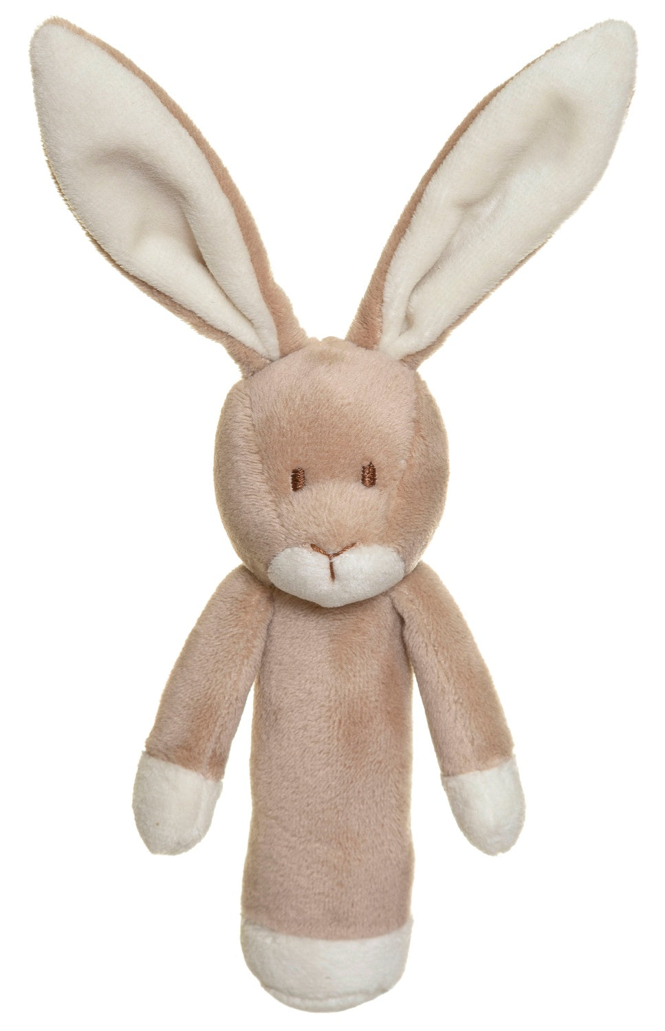 Rabbit Rattle, Soft Plush, 15 cm, Machine Washable