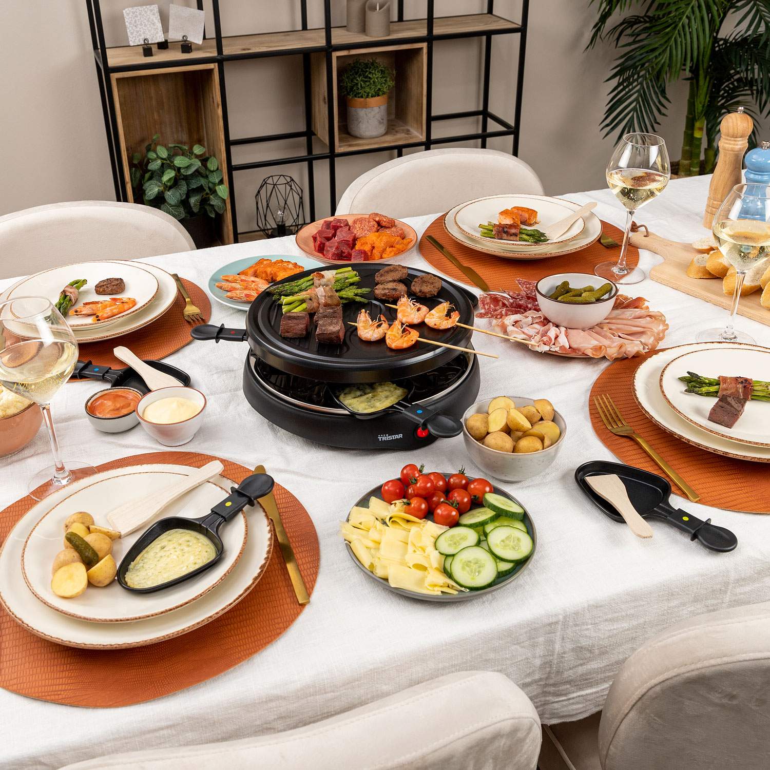 Raclette - 4 in 1 RA-2998 Up to 6 pers