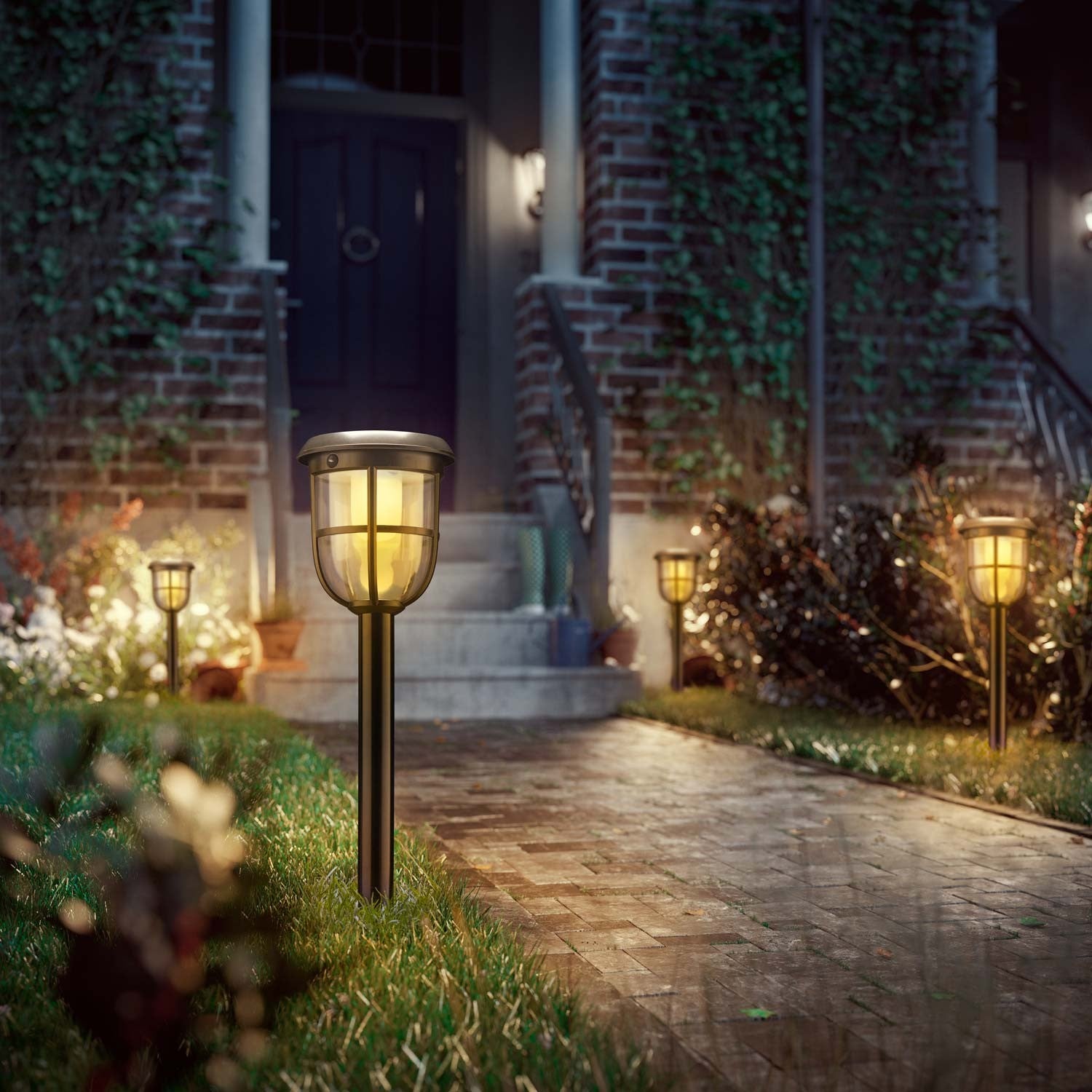 Radii Garden lamp Solar Ultra Efficient LED 250lm Black