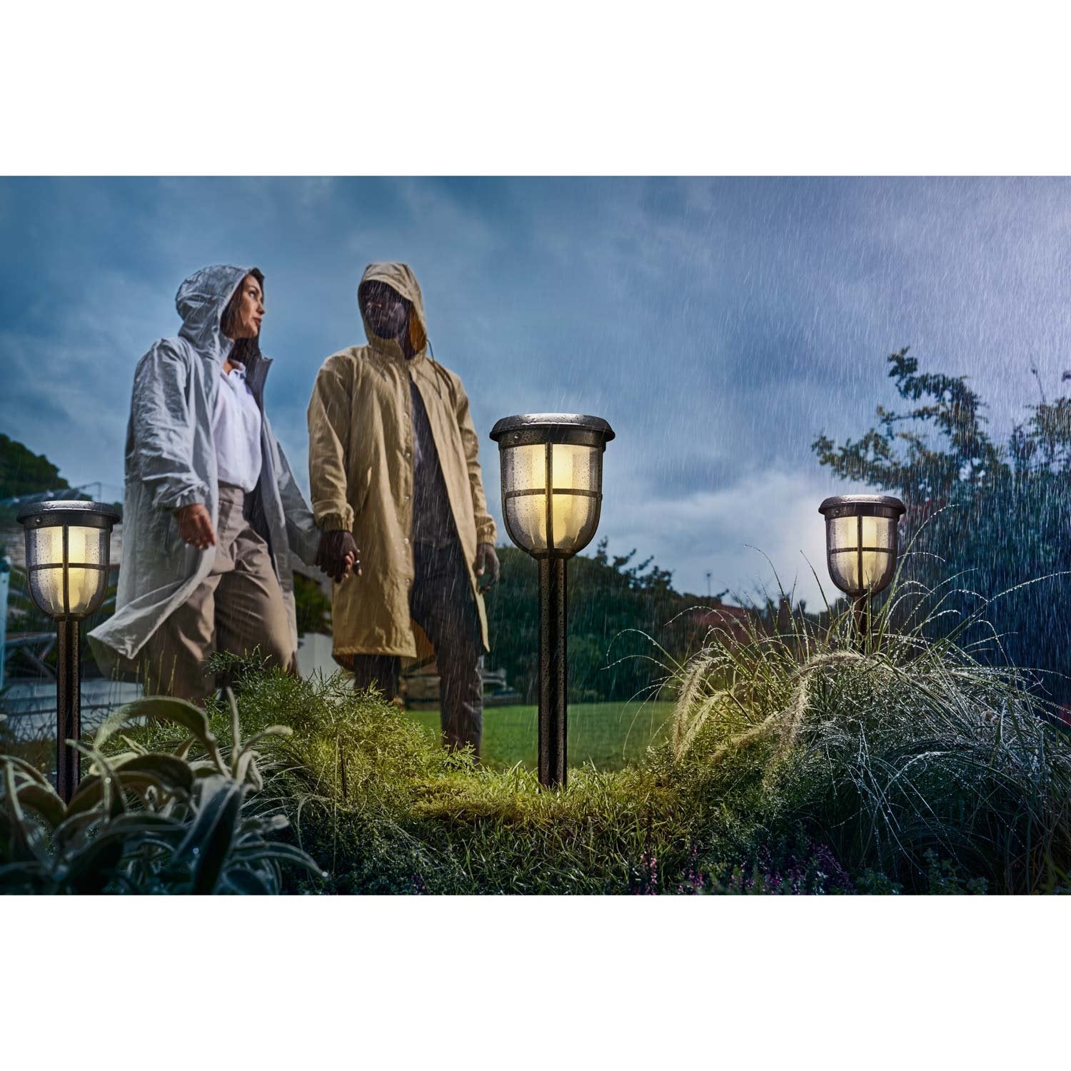 Radii Garden lamp Solar Ultra Efficient LED 250lm Black