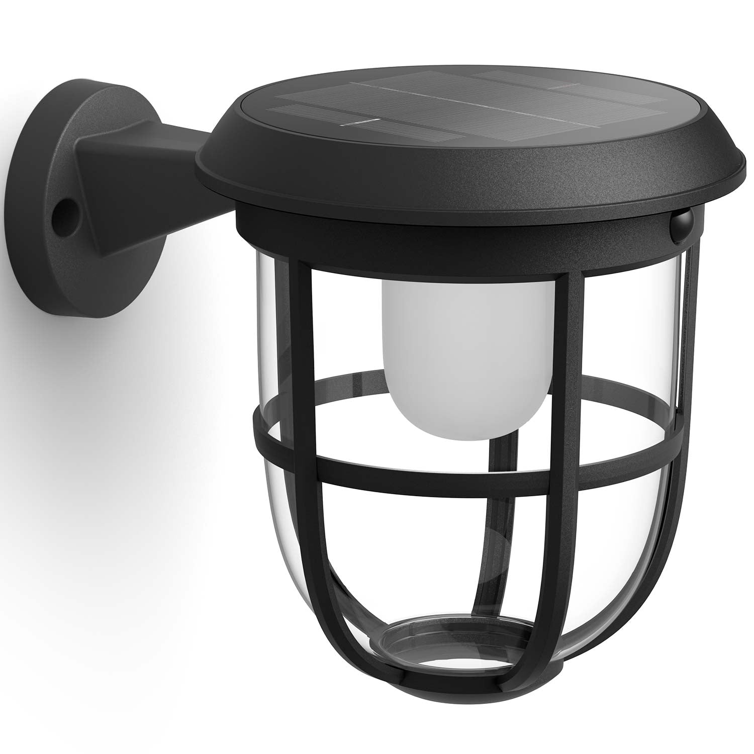 Radii Wall Lamp Solar Ultra Efficient LED 250lm Black