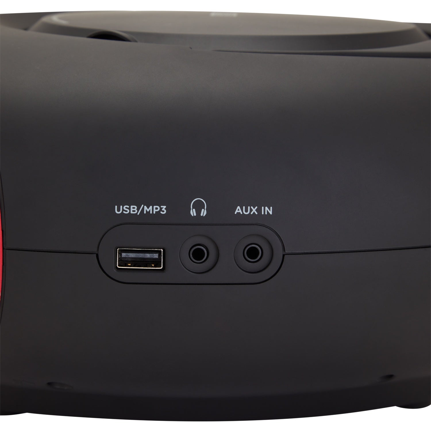 Radio with CD player and Bluetooth Red