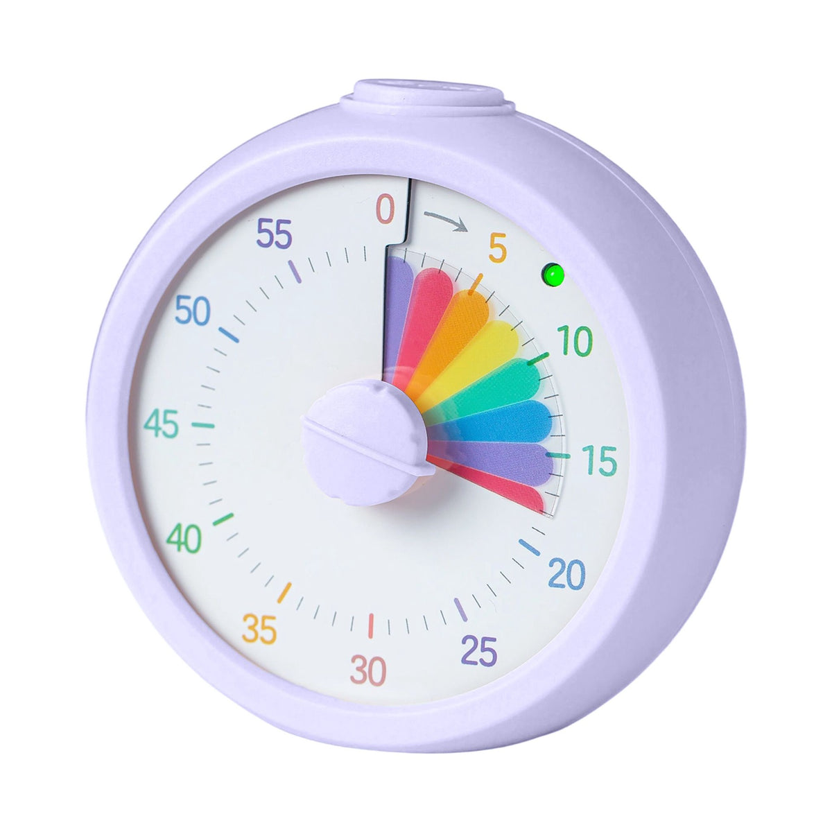 Rainbow Timer for Kids and Adults, 60-Minute Countdown
