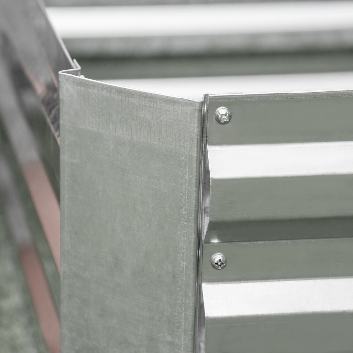 Raised Bed Made Of Galvanized Steel Garden Bed Planter For Garden Flower Box Flower Pot Silver 120 X 90 X 30 Cm