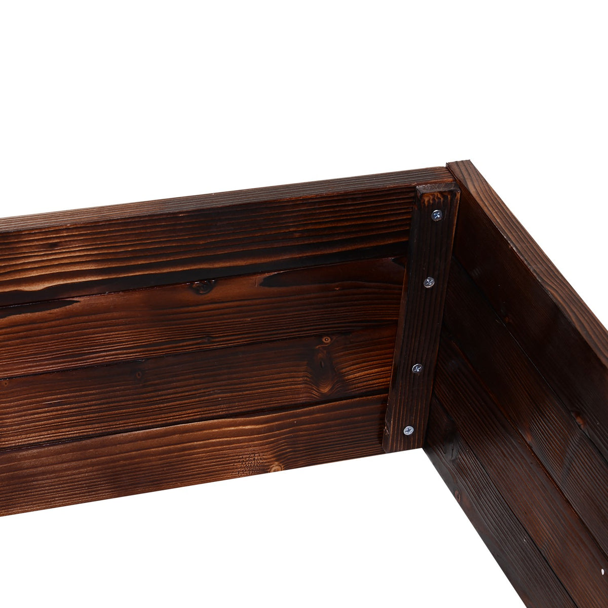 Raised Bed, Planter, Vegetable Bed, Herb Bed, Solid Wood, Dark Brown, 60 X 60 X 23 Cm