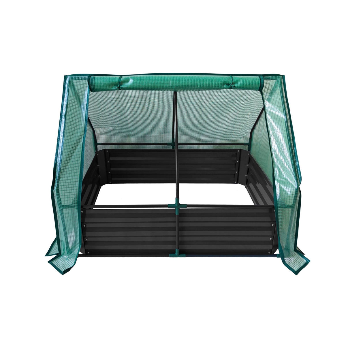 Raised Garden Bed with Greenhouse Cover
