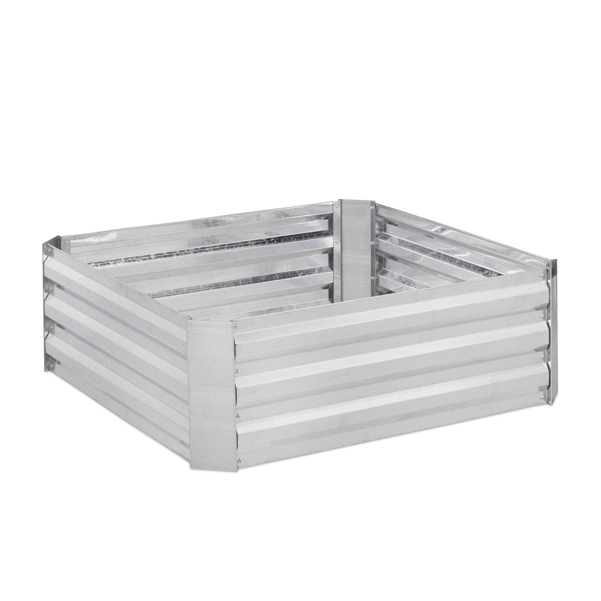 Raised metal bed