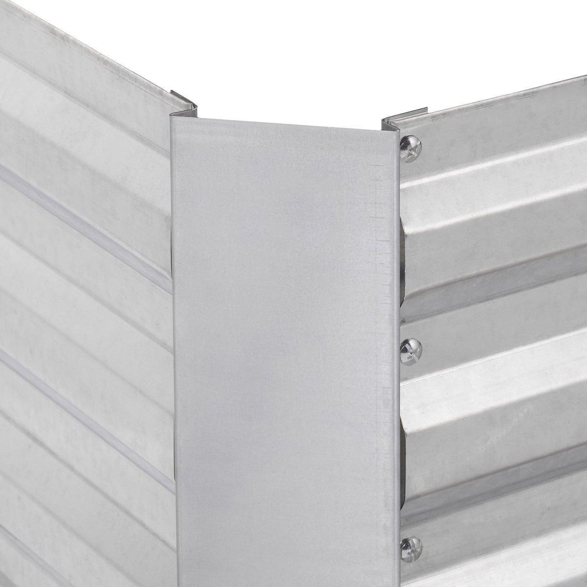 Raised metal bed