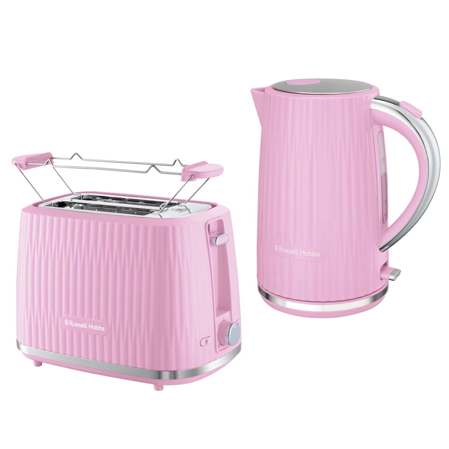 Raspberry Kettle & Toaster Set, Electric, Compact