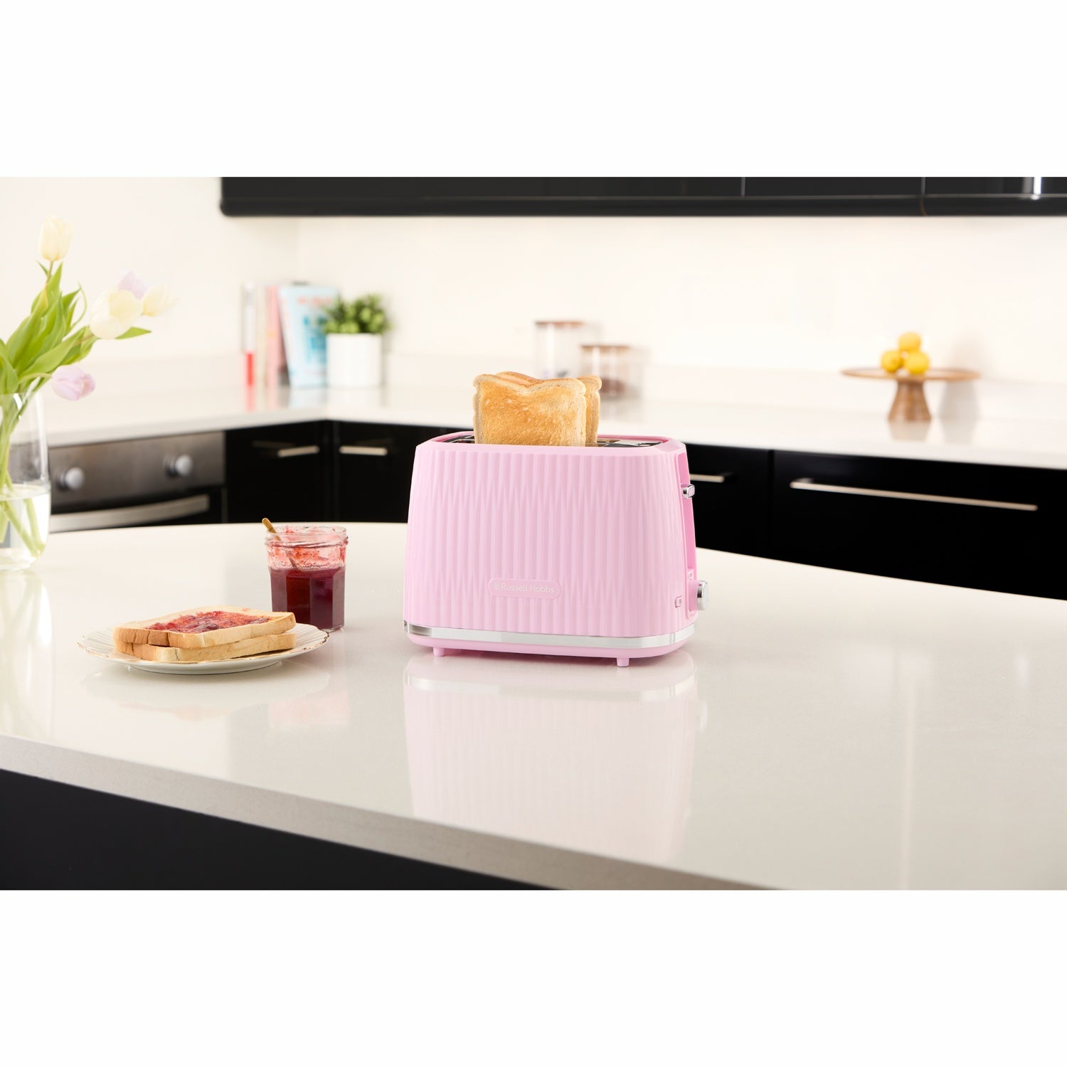 Raspberry Kettle & Toaster Set, Electric, Compact