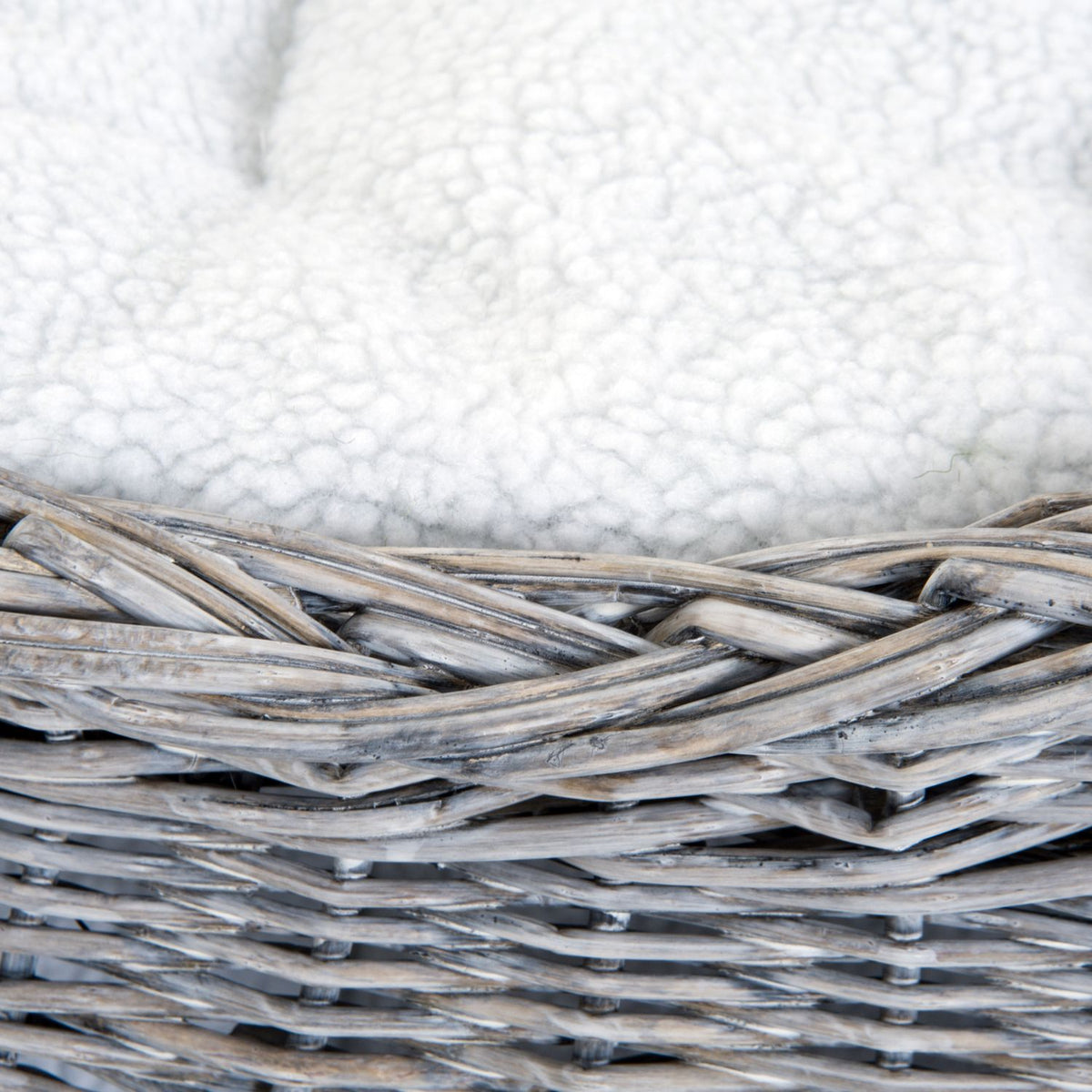 Rattan Cat Basket Elegant Cat Hut With Cushion And Canopy Pet Bed Made Of Water Hyacinth Gray For Living Room