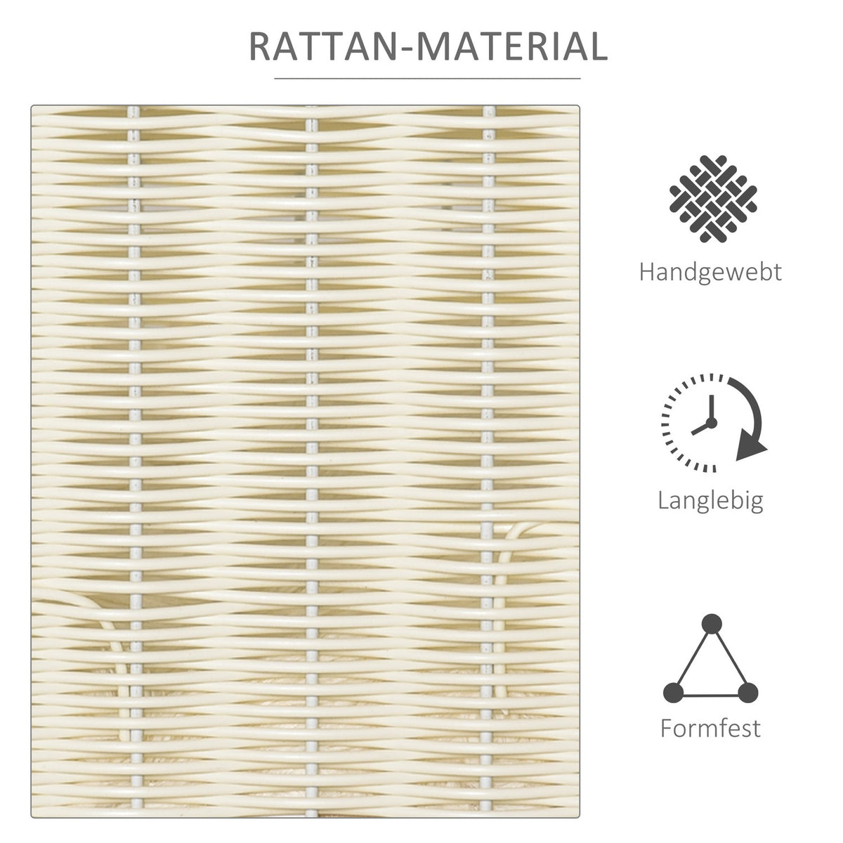 Rattan Cat Cave Natural Cat Sleeping Place With Cushion, Rattan Cat Basket, Beige+White+Natural