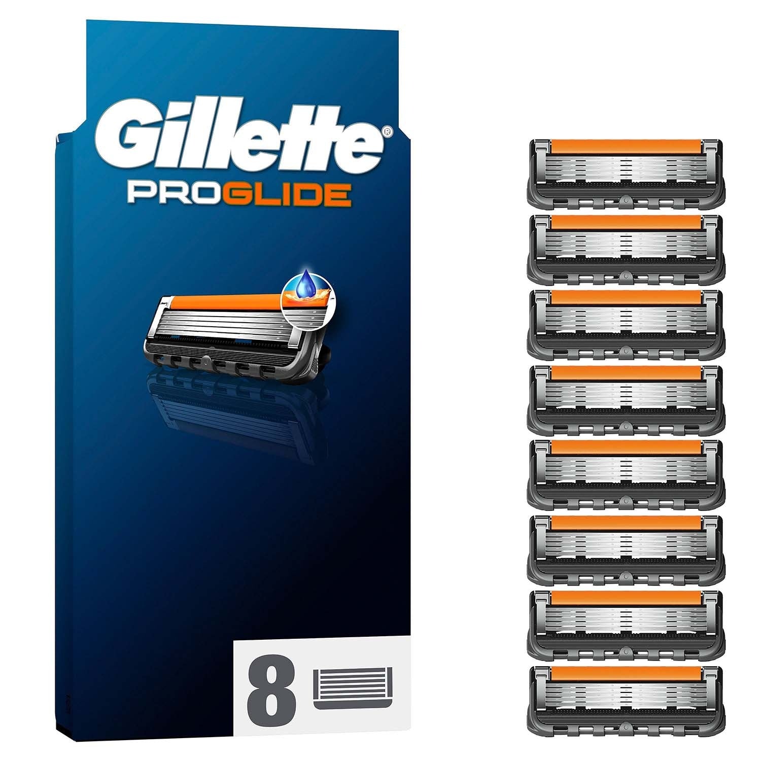 Razor Blades, Manual, 8-Pack, XL Size
