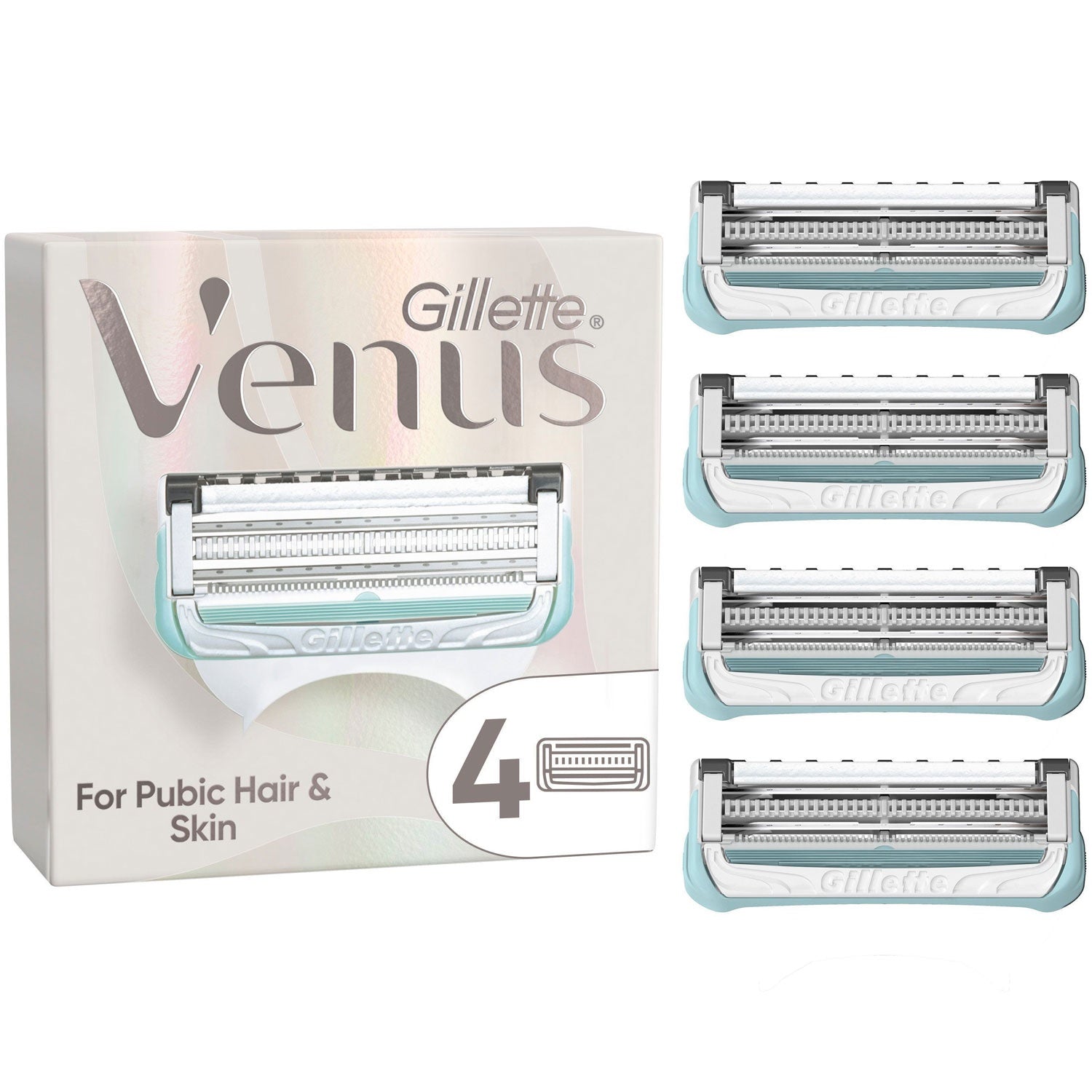 Razor blades Venus Pubic Hair & Skin 4 razor blades