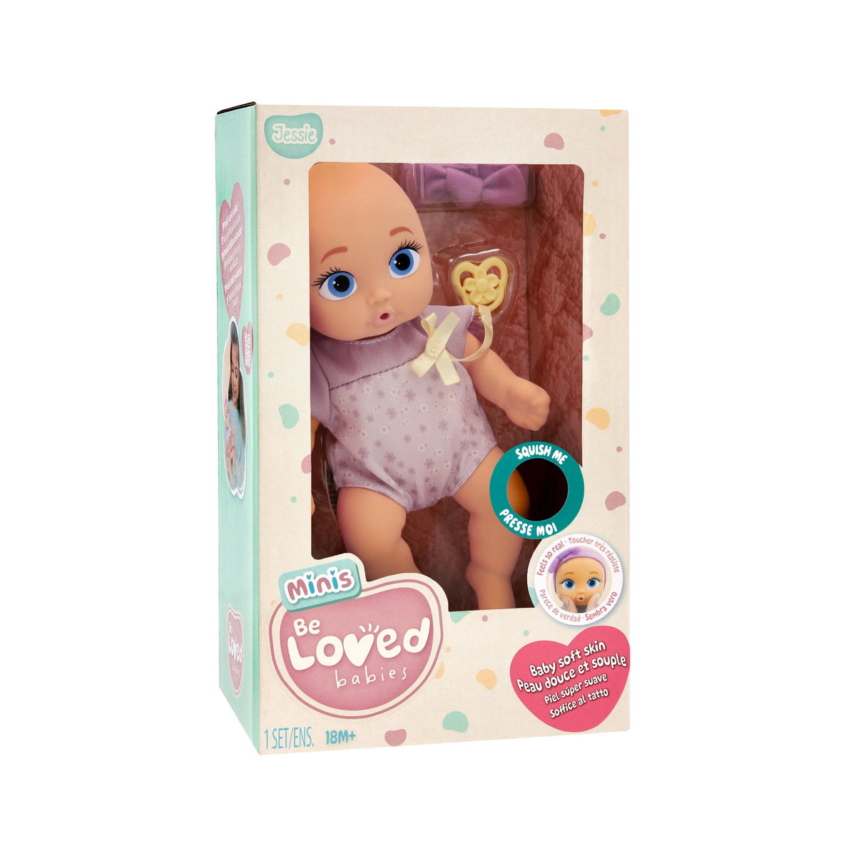 Realistic 21cm Baby Doll with Outfit & Pacifier