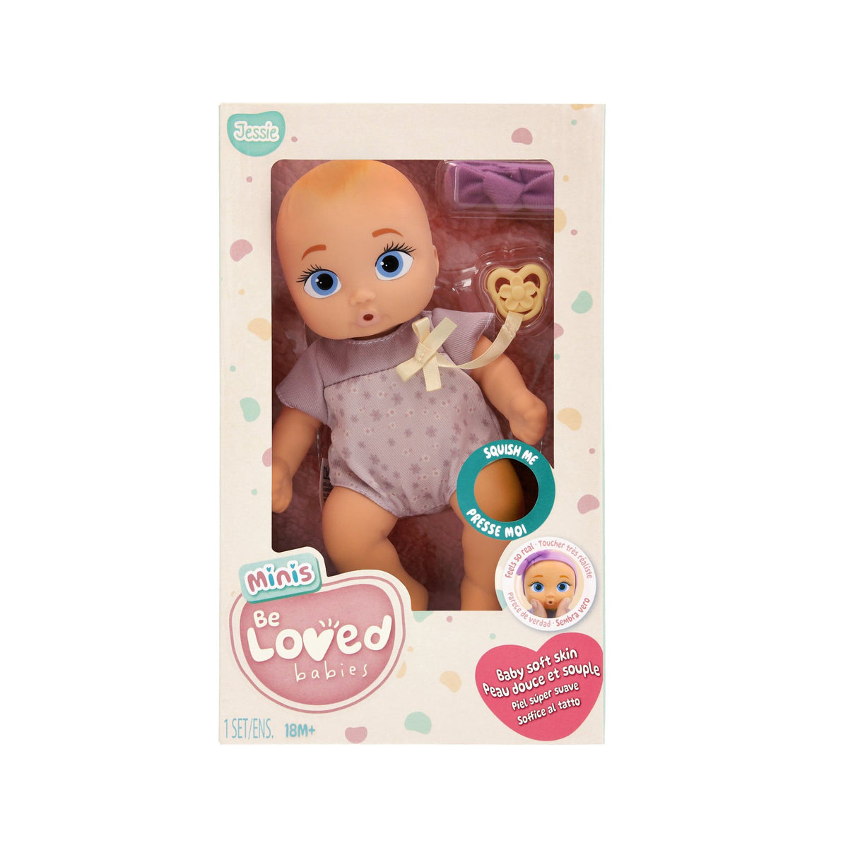Realistic 21cm Baby Doll with Outfit & Pacifier