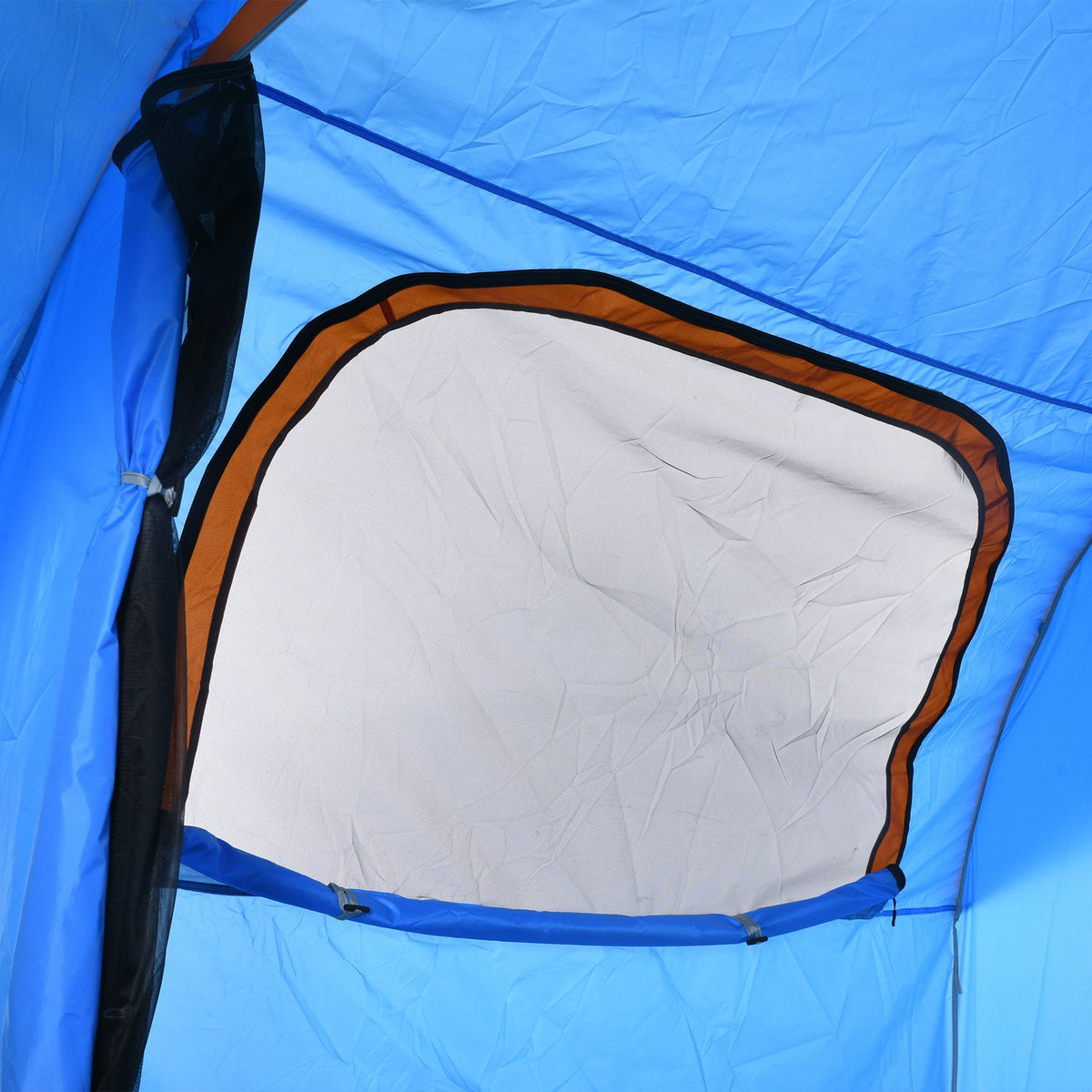 Rear Tent Car Tent 6 Person Dome Tent With 3 Door Window Tailgate Tent For Caravan Suv Polyester Blue