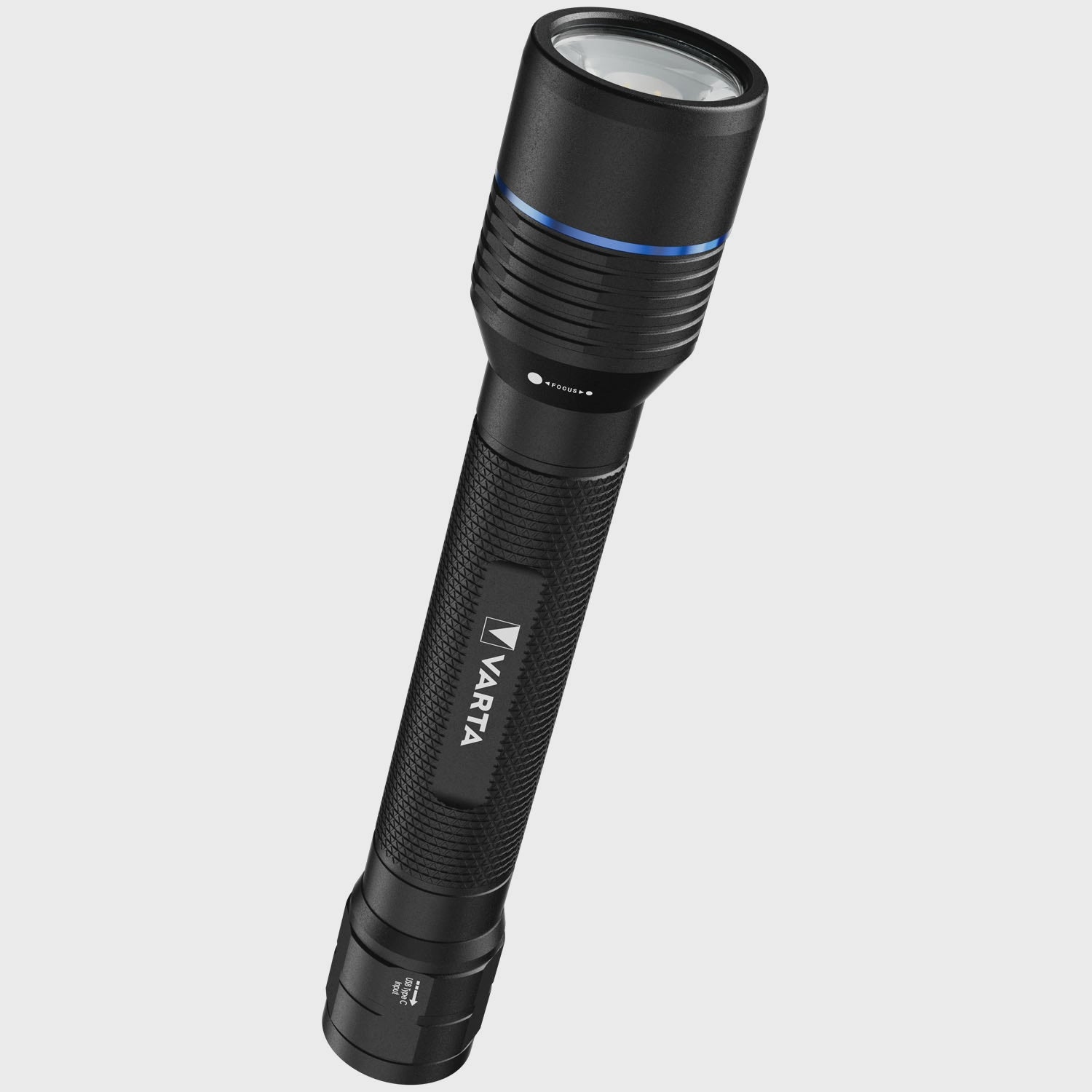 Rechargeable Flashlight 2000lm, IP67, USB-C, Powerbank