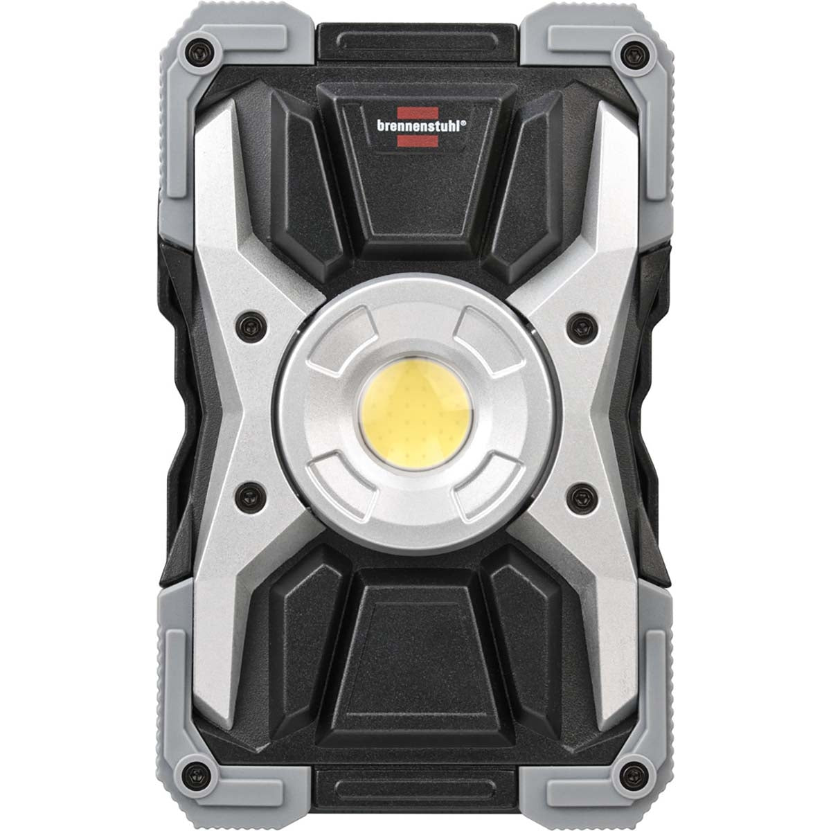 Rechargeable LED Work Light RUFUS / LED Workshop Light outdoor (1500lm, 15W, 5 Modes, Powerbank, USB-Charger)