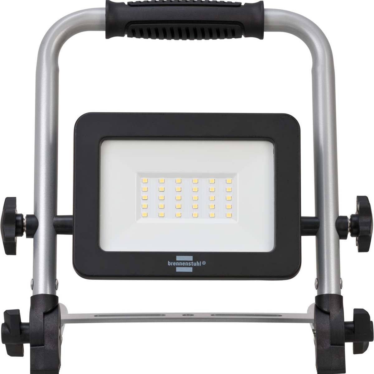 Rechargeable LED work light EL 2000 MA 20W for indoor and outdoor IP54 (workplace lighting 2150lm with 2 switching levels and power bank function, up to 6h light duration, with low battery warning, space-saving due to foldable frame)