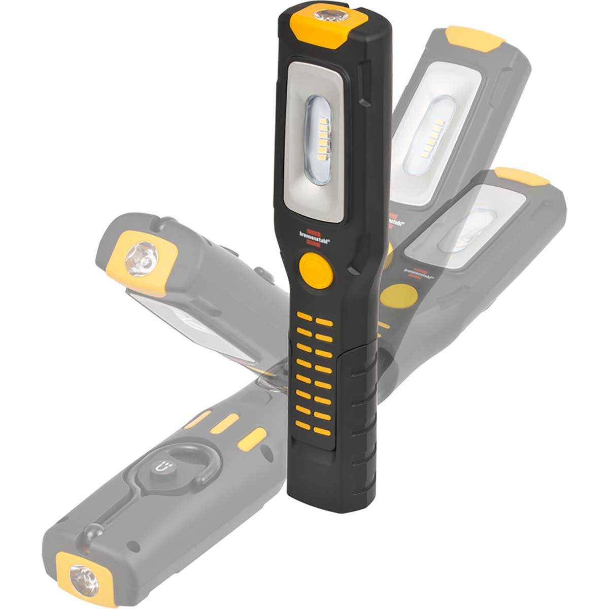 Rechargeable inspection lamp with 6+1 LEDs