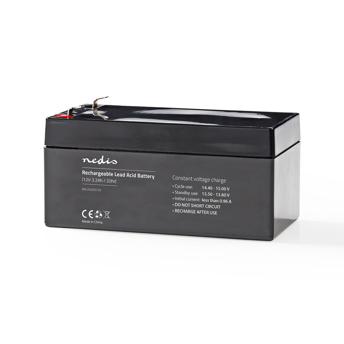 Rechargeable lead acid battery | Lead-acid | Rechargeable | 12 V| 3200 mAh