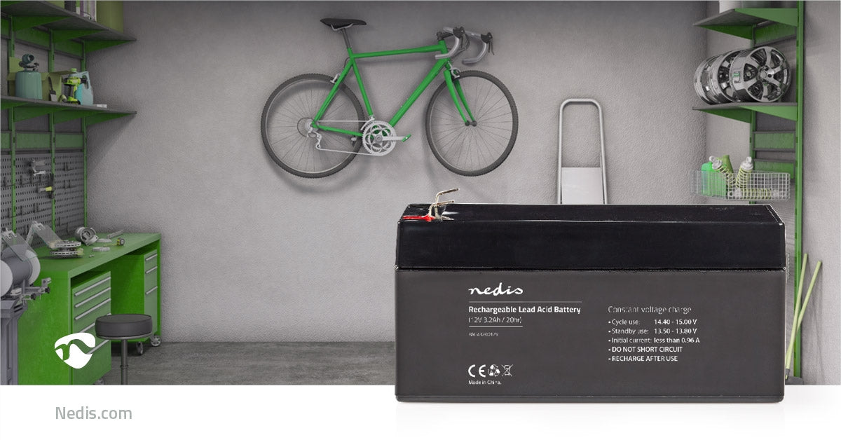 Rechargeable lead acid battery | Lead-acid | Rechargeable | 12 V| 3200 mAh