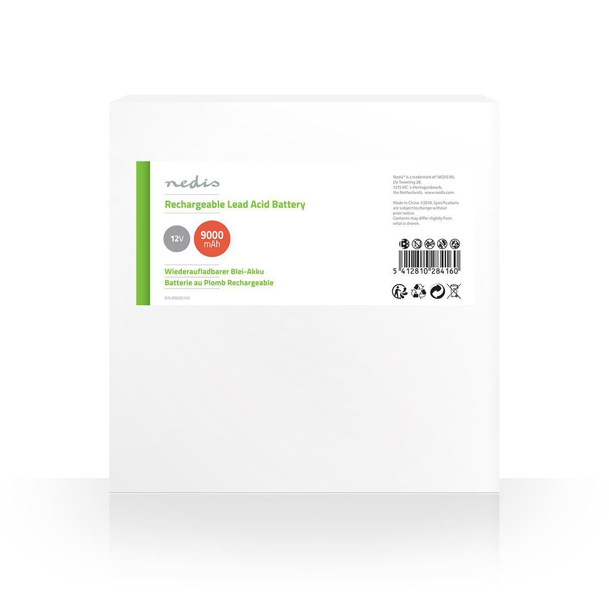 Rechargeable lead acid battery | Lead-acid | Rechargeable | 12 V| 9000mAh