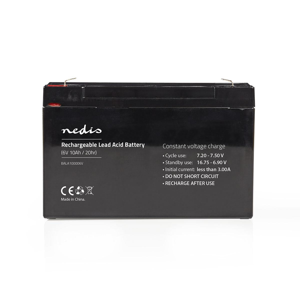 Rechargeable lead acid battery | Lead-acid | Rechargeable | 6 V| 10000mAh