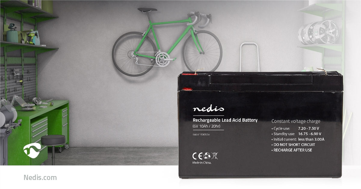 Rechargeable lead acid battery | Lead-acid | Rechargeable | 6 V| 10000mAh