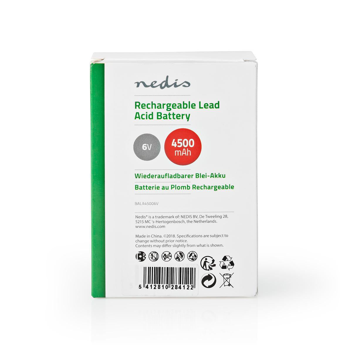 Rechargeable lead acid battery | Lead-acid | Rechargeable | 6 V| 4500 mAh