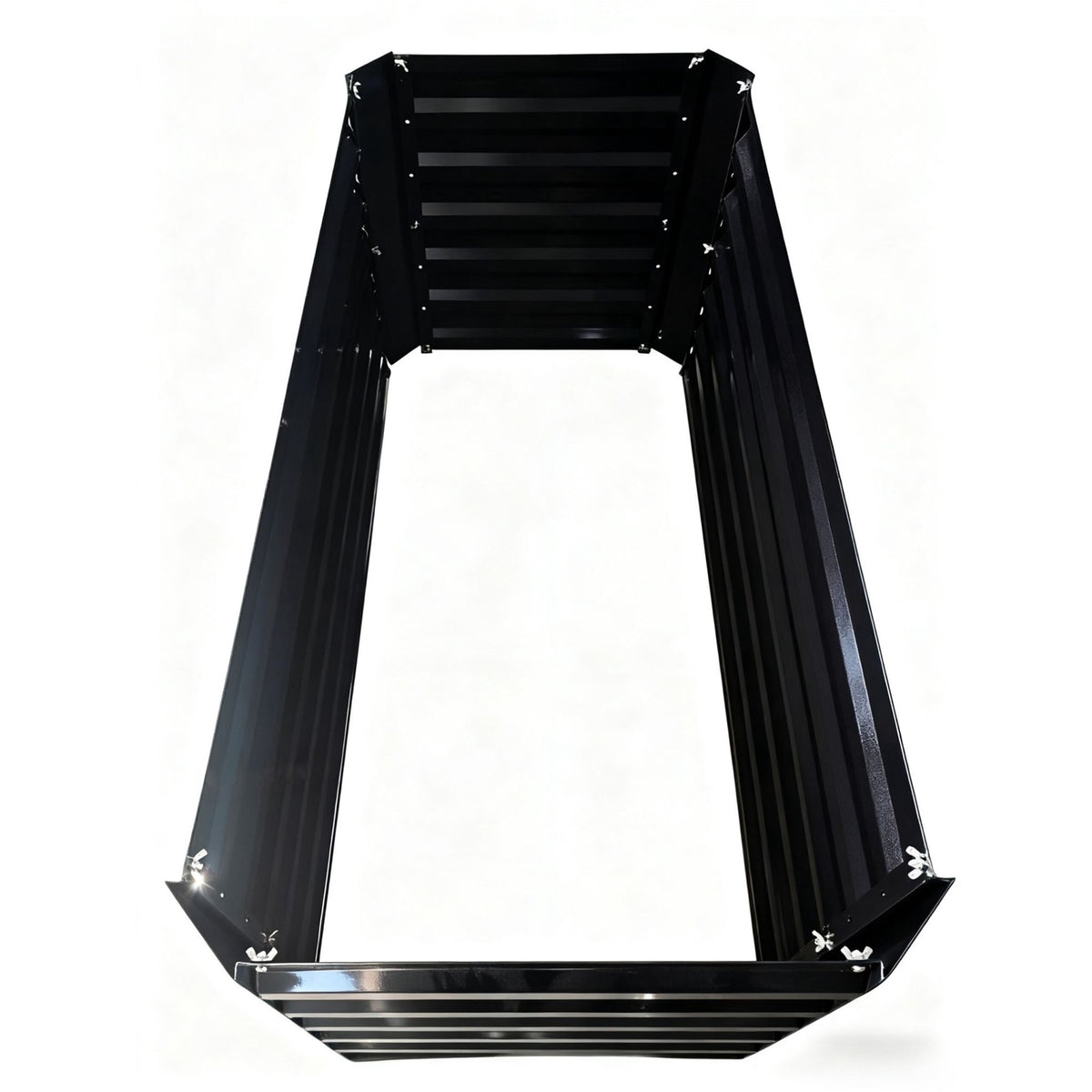 Rectangular Galvanized Metal Planter – Raised Garden Bed