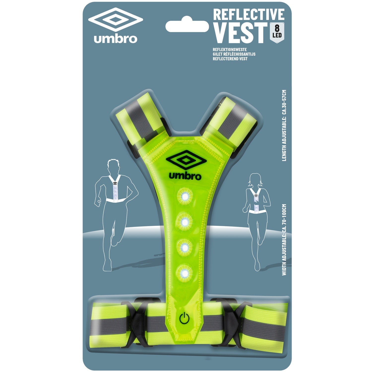 Reflective vest with LED