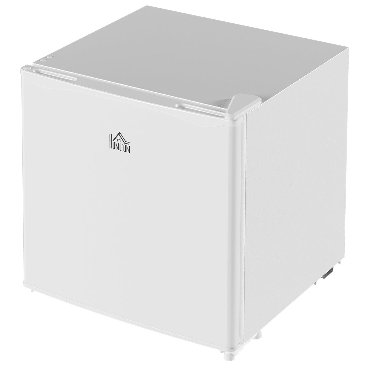 Refrigerator 46L Freestanding Freezer Box 65W Electric Refrigerator with Small Freezer Storage 0 to 8℃ Temperature Control 48 X 44 X 49 Cm White