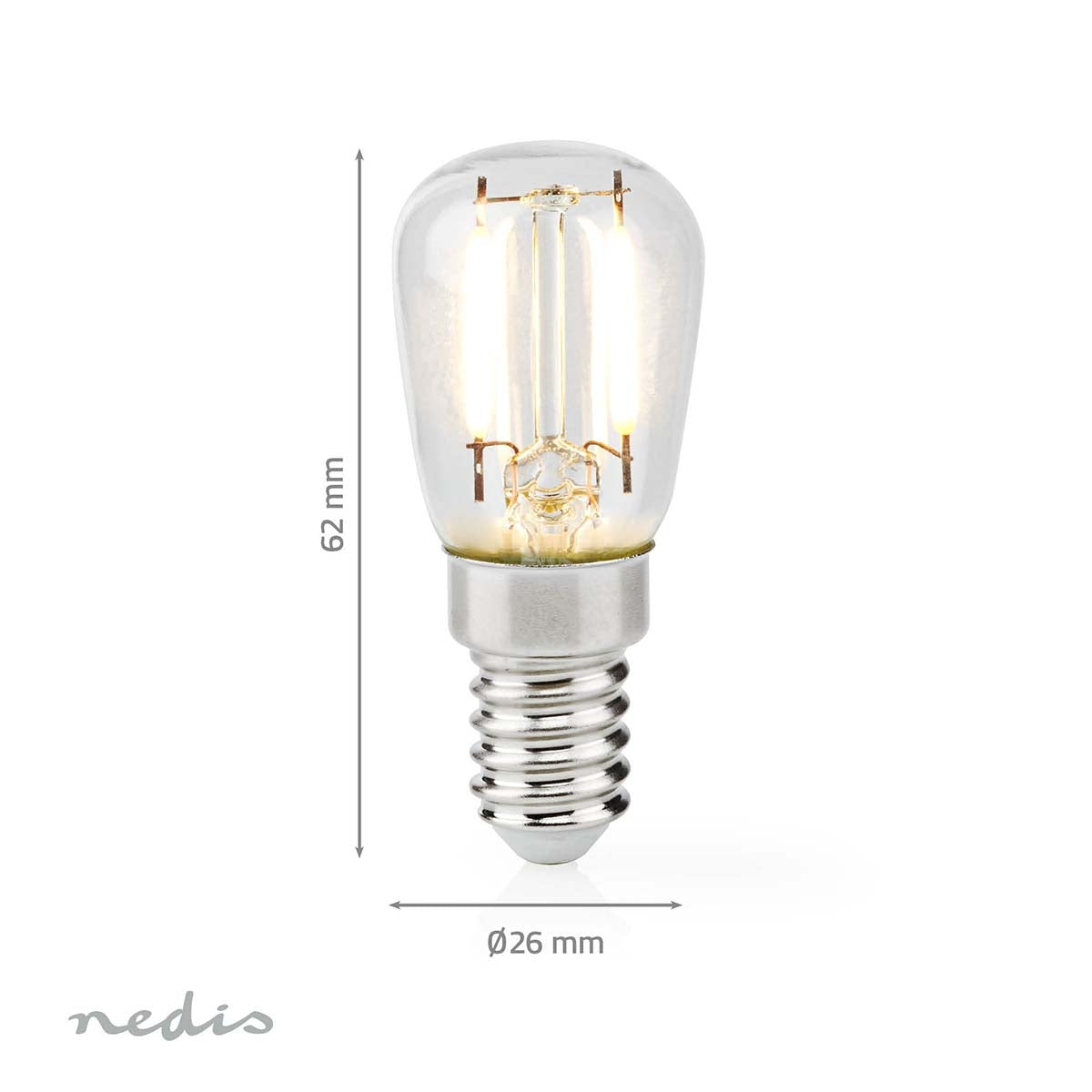 Refrigerator Lamp | LEDs | E14 | 2 W| T26