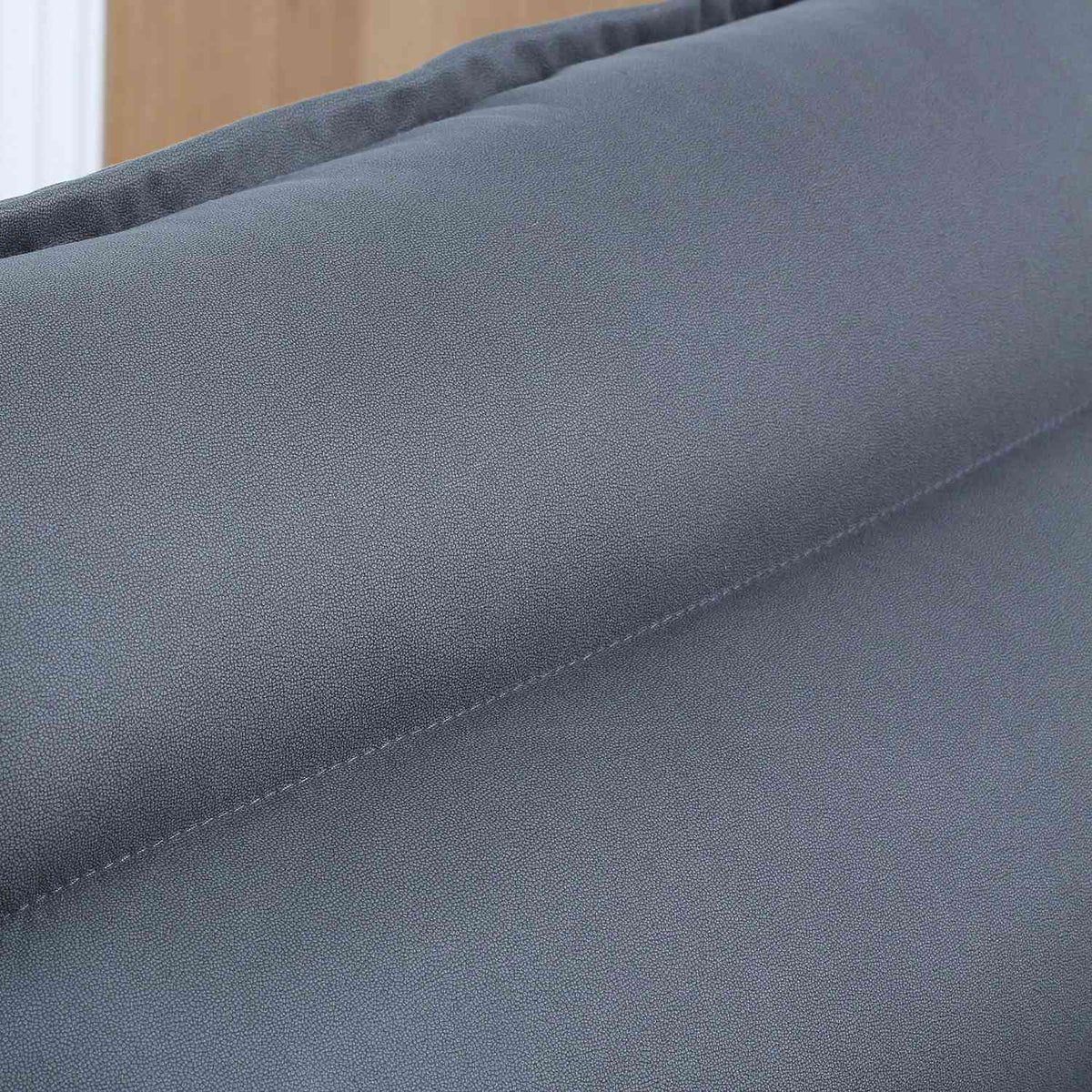 Relaxation Chair Floor Sofa Floor Chair With 360° Rotating Base, 5-Level Adjustable Backrest, Steel, Dark Gray