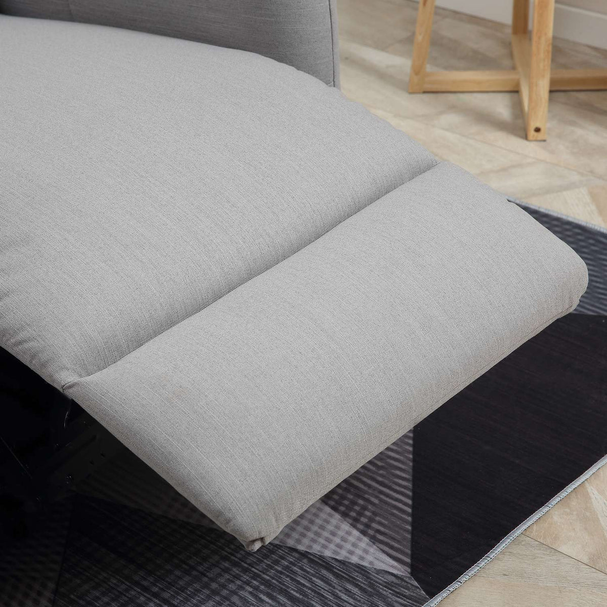 Relaxation Chair, Lounge Chair, Tv Armchair, Single Sofa, 140° Tiltable, Tv Armchair With Usb Port, Up To 150 Kg, 52.2W, Polyester, Gray, 77 X 89 X 107 Cm