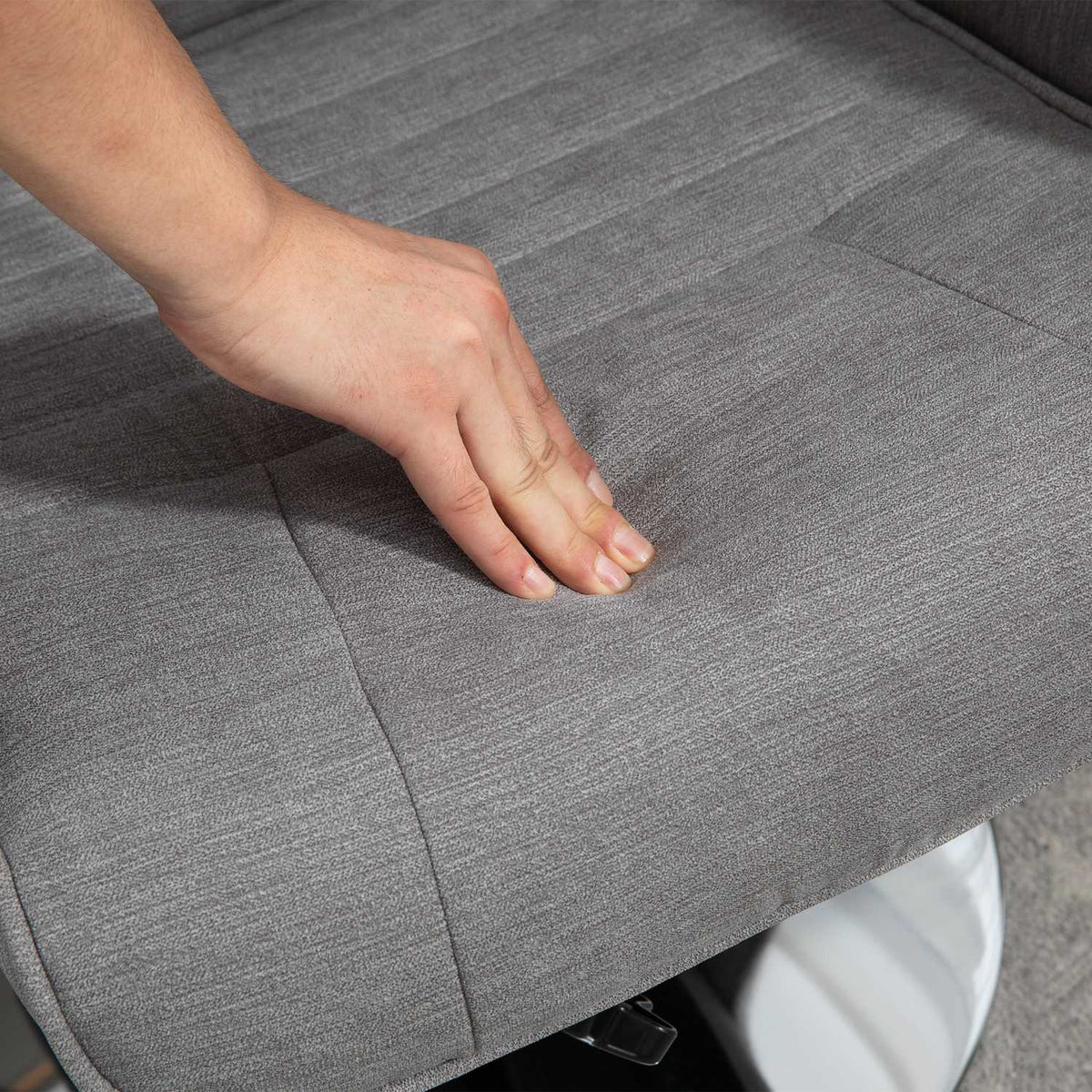 Relaxation Chair Stool Rotatable Tv Chair Reclining Function Tv Chair Up To 150Kg Reclining Chair Velvet Gray