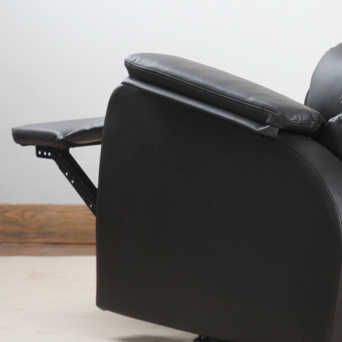 Relaxation Chair, Tv Chair, Couch Chair, Recliner, Angle Desk With Cpu Stand, Adjustable, Ergonomic, Faux Leather, Brown, 75 X 92 X 99 Cm